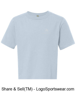 Light Blue Life Centers Heart Back T-Shirt Design Zoom